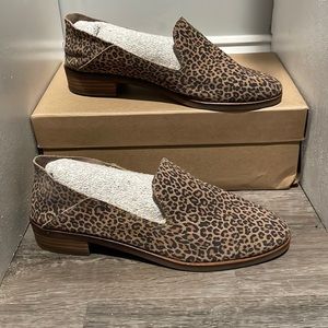 Lucky Brand Leopard Slip On Loafer